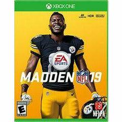 Front cover view of Madden NFL 19 for Xbox One