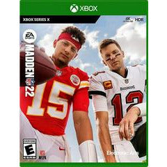 Front cover view of Madden NFL 22 Xbox - Xbox Series X