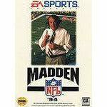 Front cover view of Madden NFL '94 for Sega Genesis