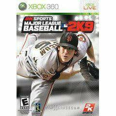 Front cover view of Major League Baseball 2K9 for Xbox 360
