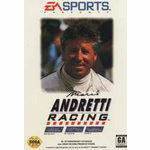 Front cover view of Mario Andretti Racing for Sega Genesis