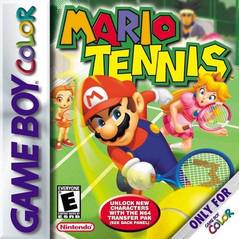 Front cover view of Mario Tennis for Nintendo GameBoy Color