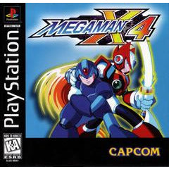 Front cover view of Mega Man X4 - PlayStation