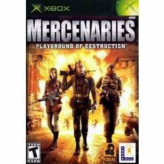 Front cover view of Mercenaries for Xbox