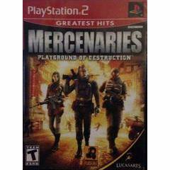 Front cover view of Mercenaries [Greatest Hits] for Playstation 2