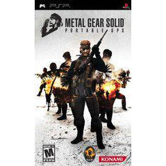Front cover view of Metal Gear Solid Portable Ops - PSP