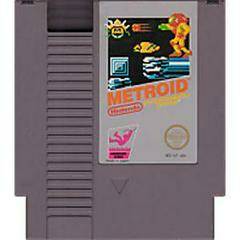 Top view of cartridge for Metroid - NES
