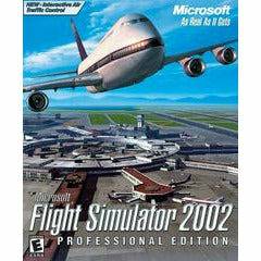 Front cover view of Microsoft Flight Simulator 2002 for PC