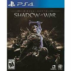 Front cover view of Middle Earth: Shadow Of War for PlayStation 4