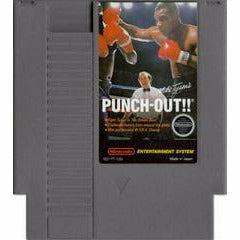Front cartridge view of Mike Tyson's Punch-Out - NES