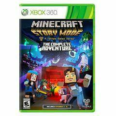 Front cover view of Minecraft: Story Mode Complete Adventure for Xbox 360