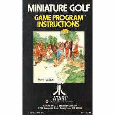 Miniature Golf - Atari 2600 - Premium Video Games - Just $5.79! Shop now at Retro Gaming of Denver
