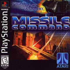 Front cover view of Missile Command for PlayStation