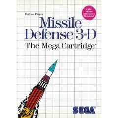 Front cover view of Missile Defense 3D - Sega Master System