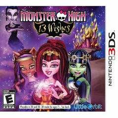 Front cover view of Monster High: 13 Wishes for Nintendo 3DS