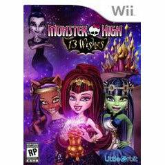 Front cover view of Monster High: 13 Wishes for Wii