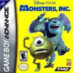 Front cover view of Monsters Inc for GameBoy Advance