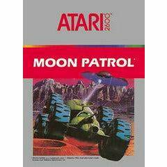 Front cover view of Moon Patrol for Atari 2600