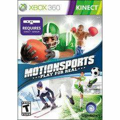 Front cover view of MotionSports  Xbox 360