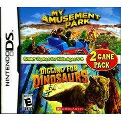 Front cover view of My Amusement Park & Digging For Dinosaurs for Nintendo DS