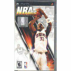 Front cover view of NBA 2006 for PSP