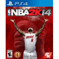 Front cover view of NBA 2K14 Playstation 4