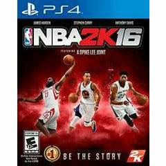 Front cover view of NBA 2K16 for PlayStation 4