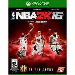 Front cover view of NBA 2K16 for Xbox One