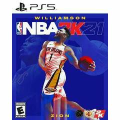 Front cover view of NBA 2K21 for PlayStation 5