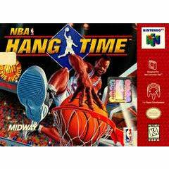 Front cover view of NBA Hang Time for N64