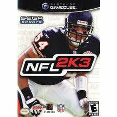 Front cover view of NFL 2K3 for GameCube