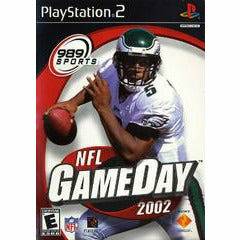Front cover view of NFL GameDay 2002 for PlayStation 2