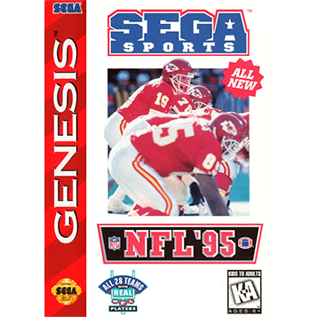 NFL '95 - Sega Genesis - Premium Video Games - Just $3.99! Shop now at Retro Gaming of Denver