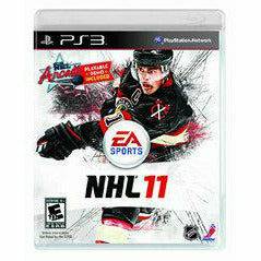 Front cover view of NHL 11 for PlayStation 3