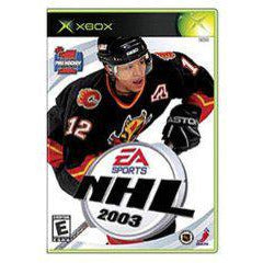Front cover view of NHL 2003 - Xbox