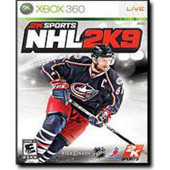 Front cover view of NHL 2K9 - Xbox 360