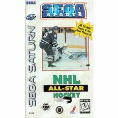 Front cover view of NHL All-Star Hockey - Sega Saturn