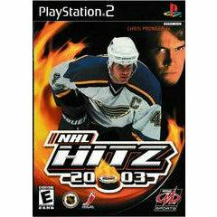 Front cover view of NHL Hitz 2003 for PlayStation 2