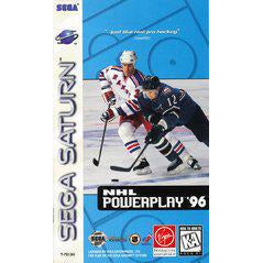 Front cover view of NHL Powerplay 96 - Sega Saturn
