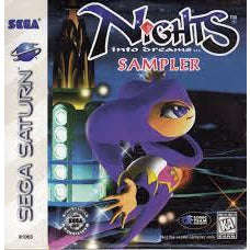 Front cover view of Nights Into Dreams [Sampler] - Sega Saturn