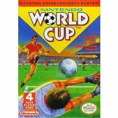 Front cover view of Nintendo World Cup for NES