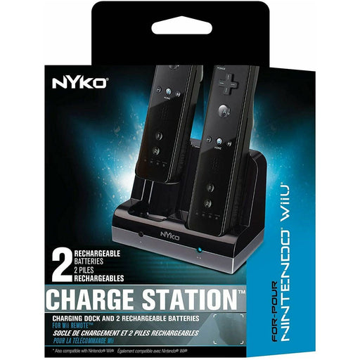 Nyko Charge Station - Charging Stand + Battery 2 X - NiMH - 2 Output Connectors - Black - Just $32.99! Shop now at Retro Gaming of Denver