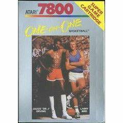 Front cover view of One-On-One Basketball for Atari 7800