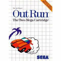 Front cover view of OutRun - Sega Master System