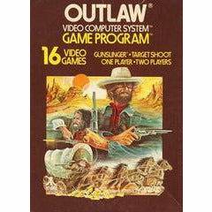 Front cover view of Outlaw for Atari 2600