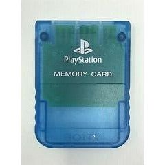 Memory Card [Clear Blue] - PlayStation (Official) - Just $9.99! Shop now at Retro Gaming of Denver