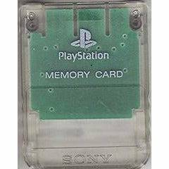 Memory Card [Clear] - PlayStation - Premium Console Memory Card - Just $21.99! Shop now at Retro Gaming of Denver