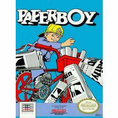Front cover view of Paperboy for NES
