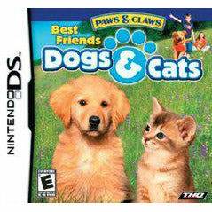 Front cover view of Paws And Claws Dogs And Cats Best Friends for Nintendo DS