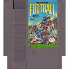 Front cartridge view of Play Action Football - NES